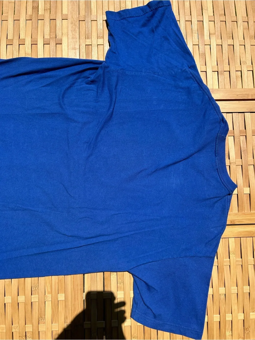 🔥3/$8- The North Face Blue Short Sleeve Tee with Red Logo